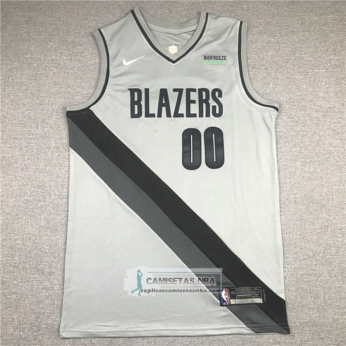 Camiseta Portland Trail Blazers Carmelo Anthony Earned 2020-21 Gris